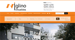 Desktop Screenshot of miglinoinmuebles.com.ar